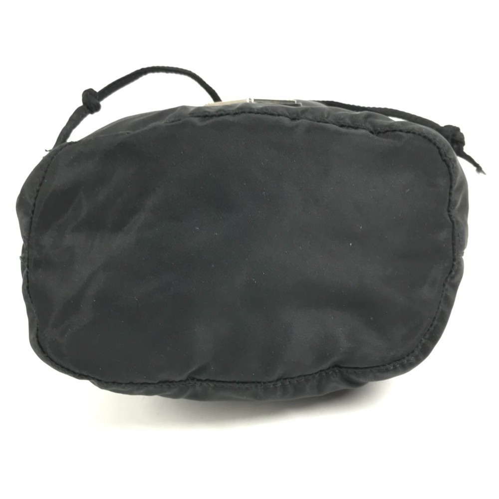 PRADA Makeup Pouch, Multi-purpose Cosmetic Logo Drawstring Triangle Logo, Pla... - Picture 5 of 13